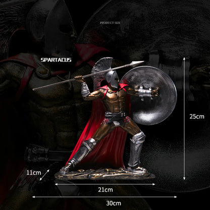 THE BRASIDAS
Spartan Combat Sculpture · Large Format · Hand-Finished Resin