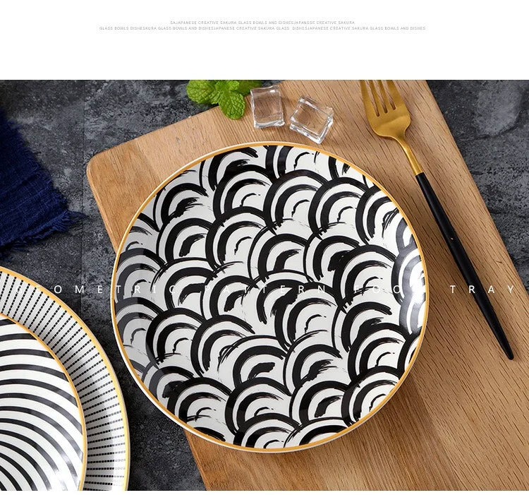 Hypnotic™ Geometric Dinner Plate Collection