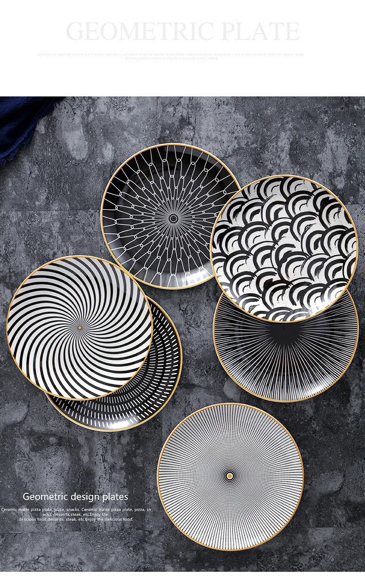 Hypnotic™ Geometric Dinner Plate Collection