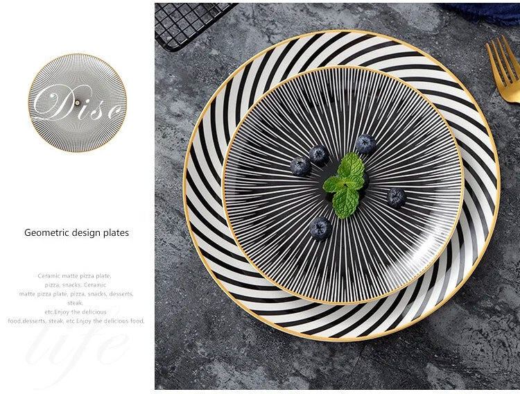 Hypnotic™ Geometric Dinner Plate Collection