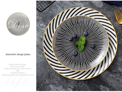Hypnotic™ Geometric Dinner Plate Collection