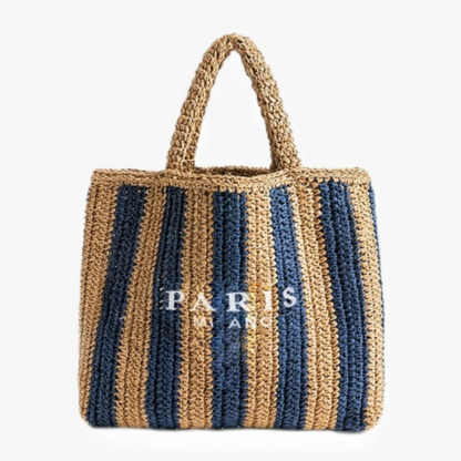 Handwoven Straw Beach Tote