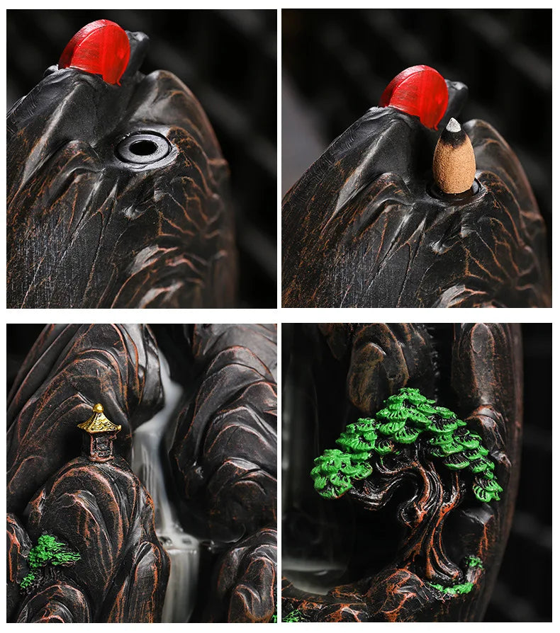 The Mountain Stream Incense Burner