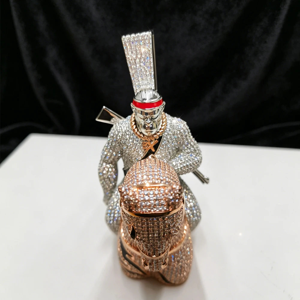 Iced Out King of the Jungle Pendant