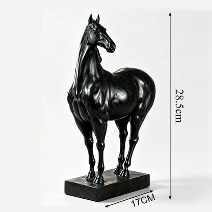Retro Resin Horse Figurine