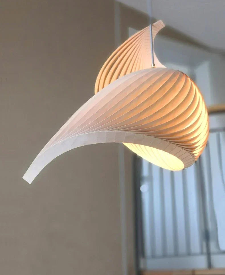 The Marea - Shell-Inspired Pendant Light in Natural Materials