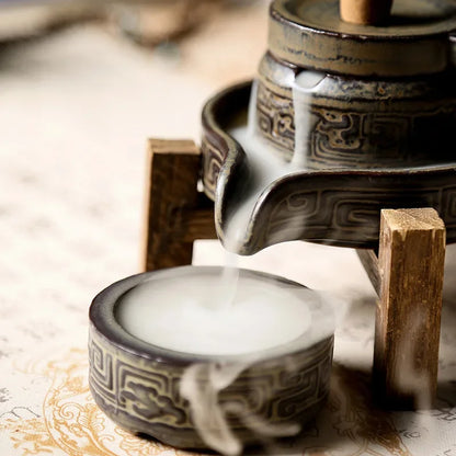 Artisan Flow Incense Burner - Handmade Ceramic Backflow Design
