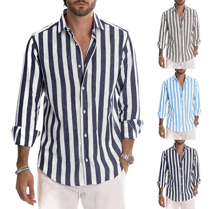 Moseles Retro Striped Shirt
