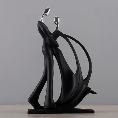 Dancing Couple Resin Sculpture