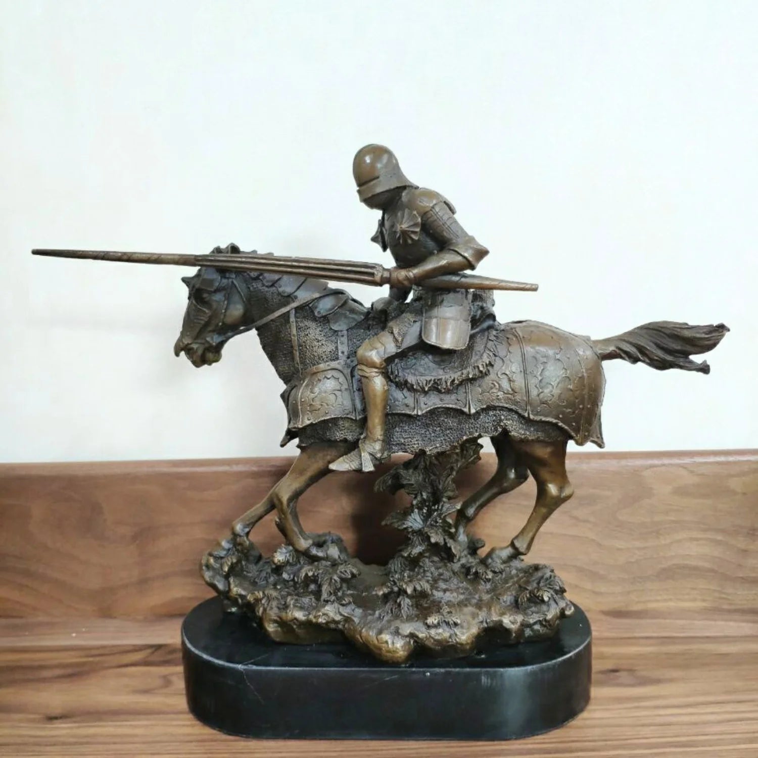 THE VALIANT CHARGE | Bronze Knight Sculpture