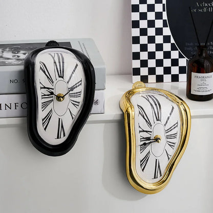 Surrealist Melting Wall Clock