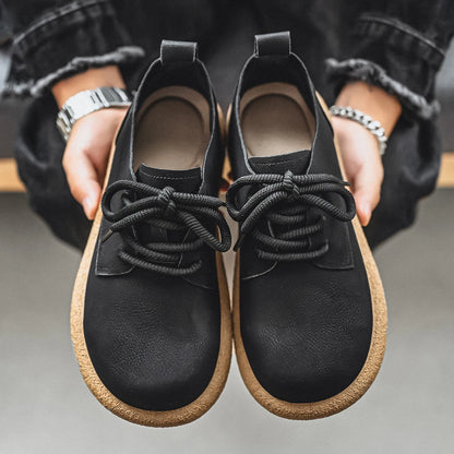 Low-Seam Round-Toe Oxford