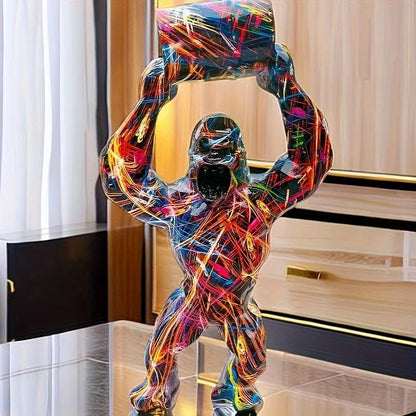 Resin Orangutan Sculpture