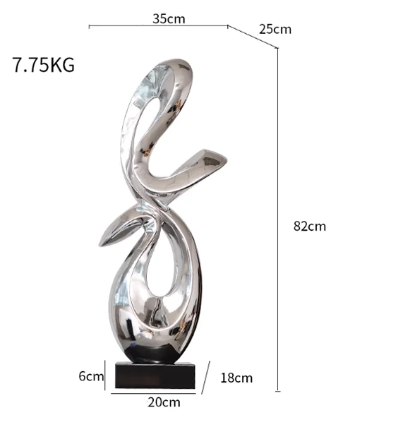 ASCENDING GRACE | Abstract Swan Sculpture