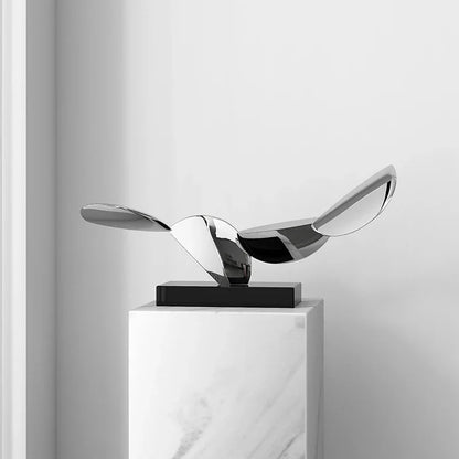 Abstract Stainless Steel Sculpture