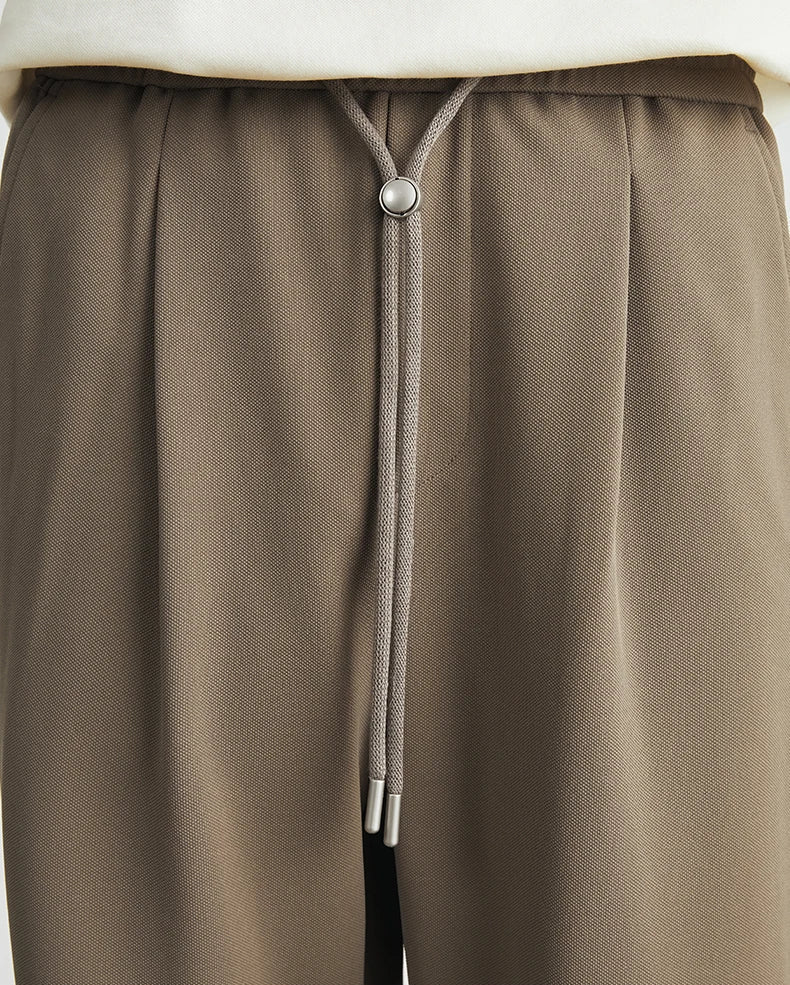 Japanese-Style Elastic Waist Pants