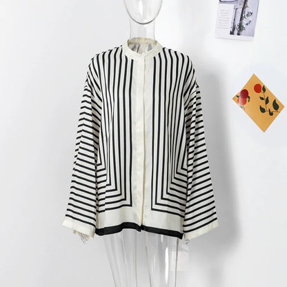 Riviera Stripe Relaxed Blouse