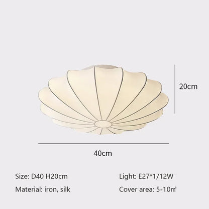 SilkCloud™ Hand-Woven Ceiling Lamp