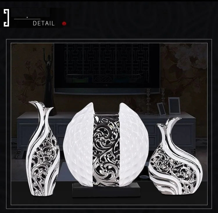 Ceramic Vase Trio