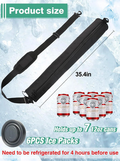 Beer Cooling Sleeve For Golf Bag