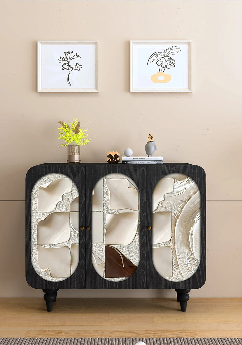 Artisan Relief - Three-Door Sideboard with Carved Door Panels