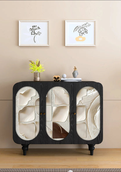 Artisan Relief - Three-Door Sideboard with Carved Door Panels