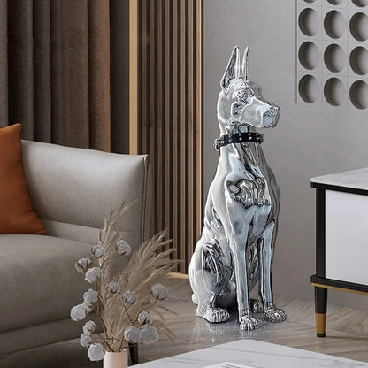 SENTINEL GUARD | Floor Sculpture with Studded Collar
