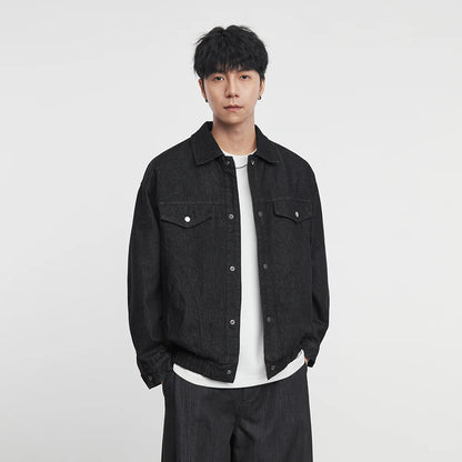 Washed Denim Work Jacket