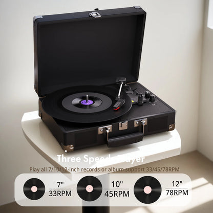 VinylEx™ Professional Suitcase Turntable