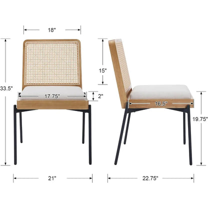 CoastalWeave™ Mid-Century Dining Chairs