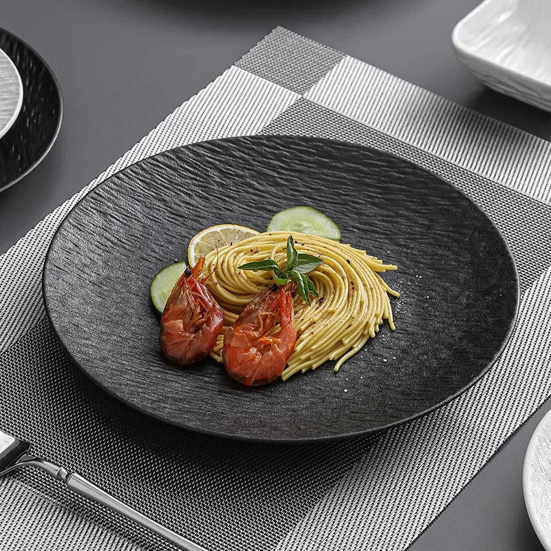 Noir™ Ceramic Serving Plate Collection