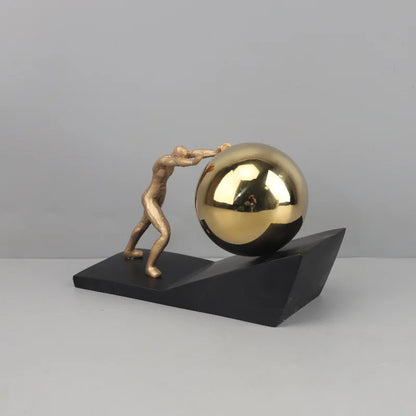 Sisyphus Figure Desk Sculpture