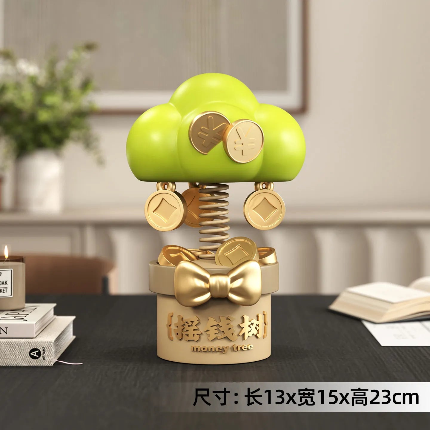 Sculpted Resin Money Tree Figurine