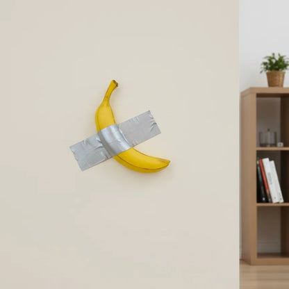 Taped Banana Wall Decor