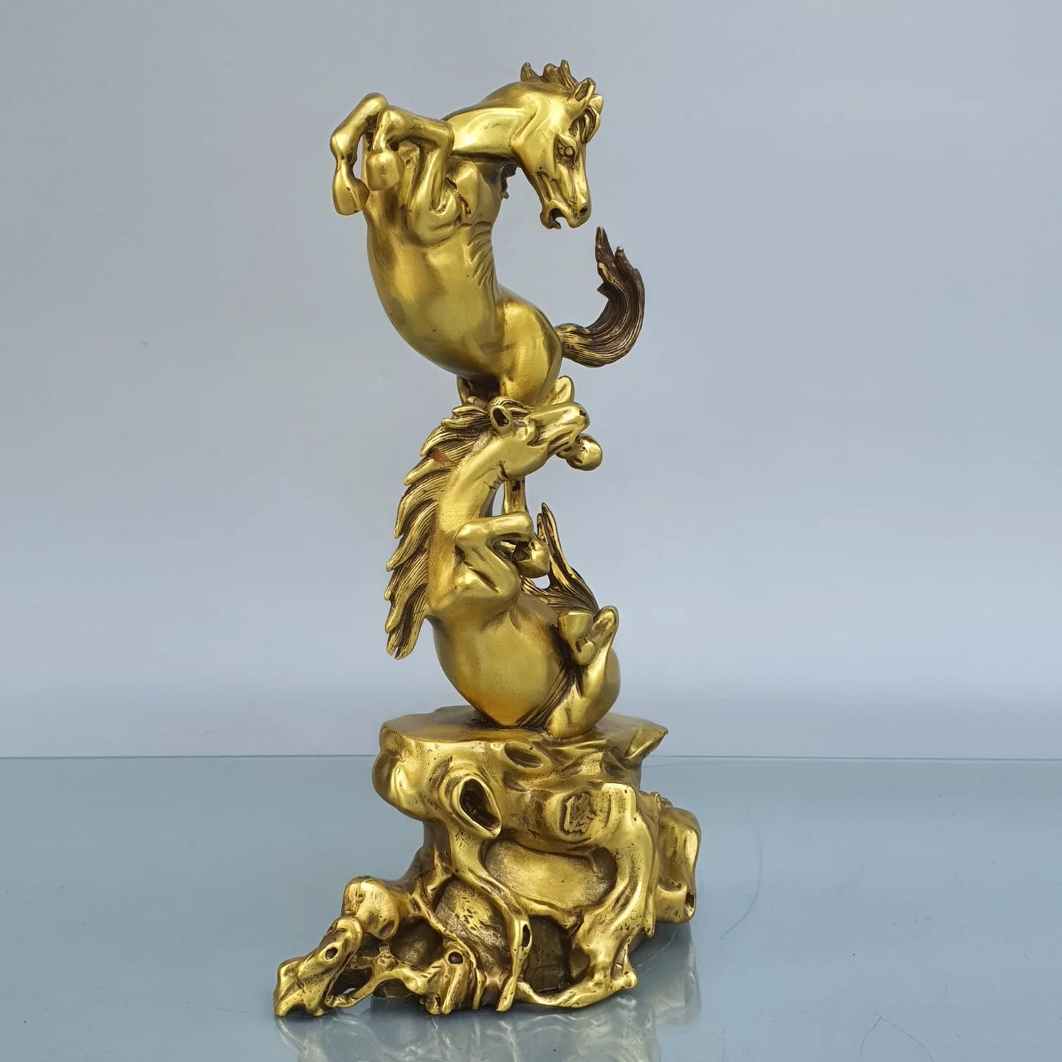 ASCENDING PROSPERITY | Hand-Finished Brass Sculpture