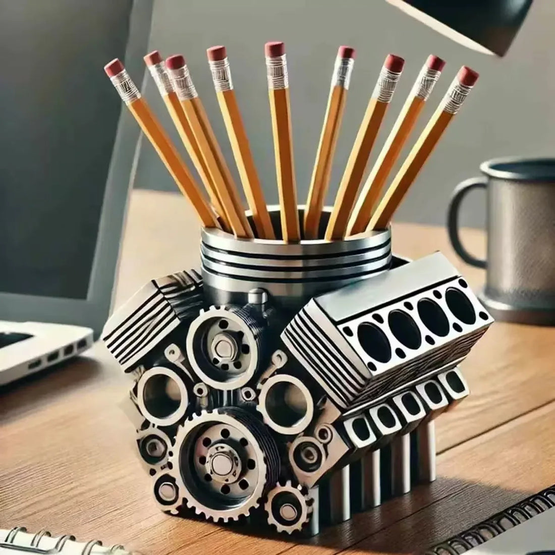 Horsepower™ V8 Engine Desk Organizer