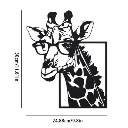 GiraffeGlam™ Minimalist Metal Wall Art