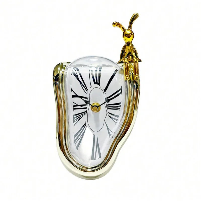 Surrealist Melting Wall Clock