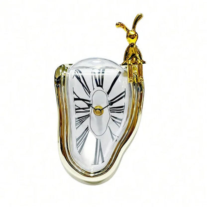 Surrealist Melting Wall Clock
