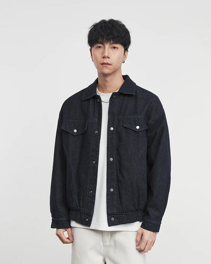 Washed Denim Work Jacket