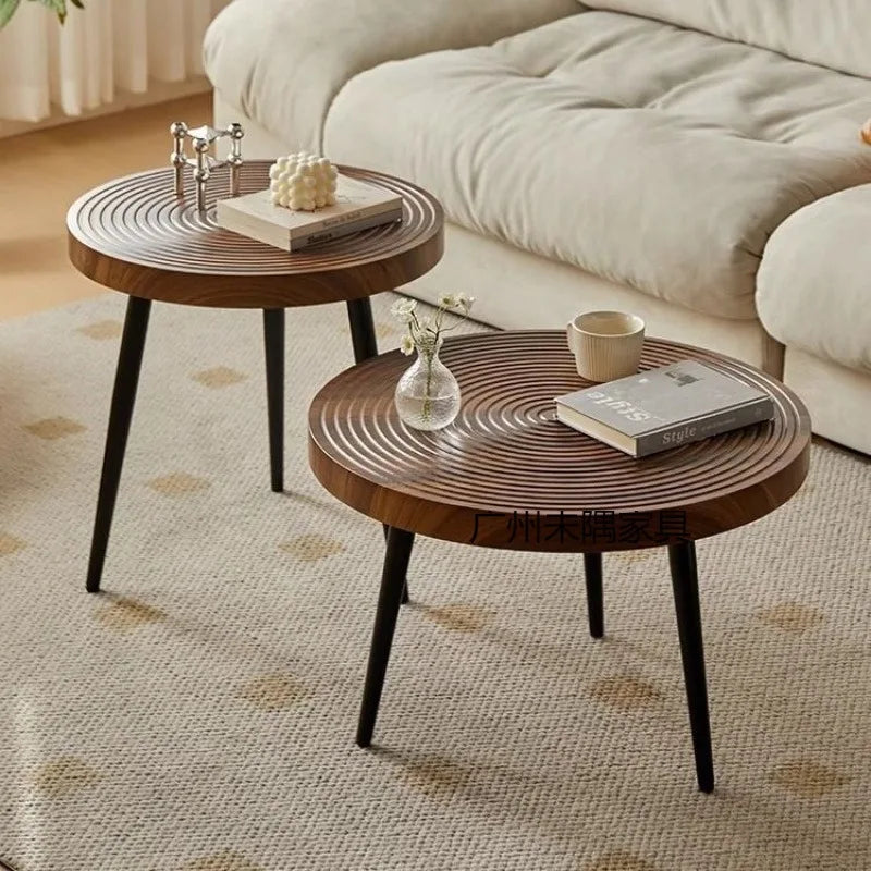 ZenWood™ Circular Tea Table