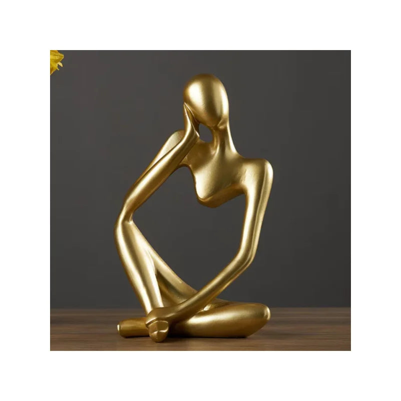 Abstract Contemplation Resin Figure