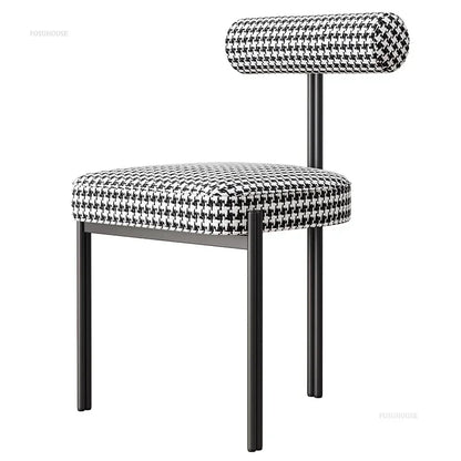 Nordic Three-Leg Upholstered Dining Chair