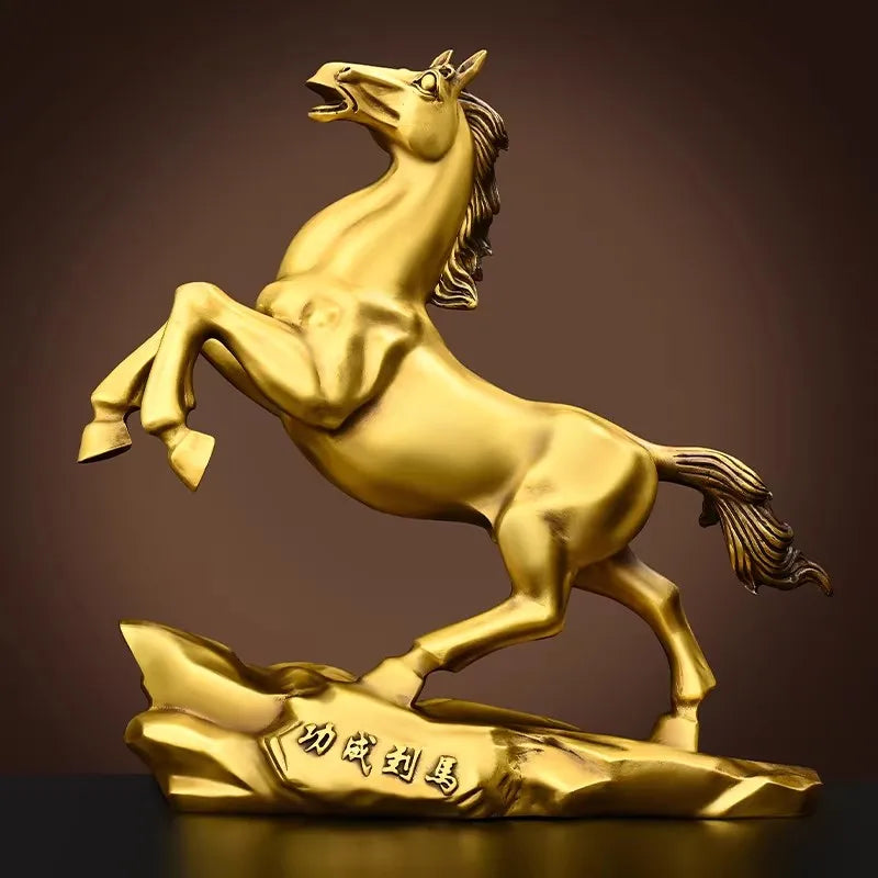 SWIFT VICTORY COLLECTION | Brass Horse Sculptures