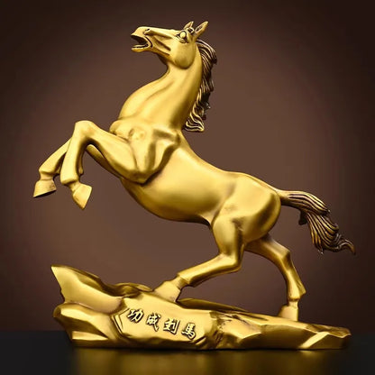 SWIFT VICTORY COLLECTION | Brass Horse Sculptures