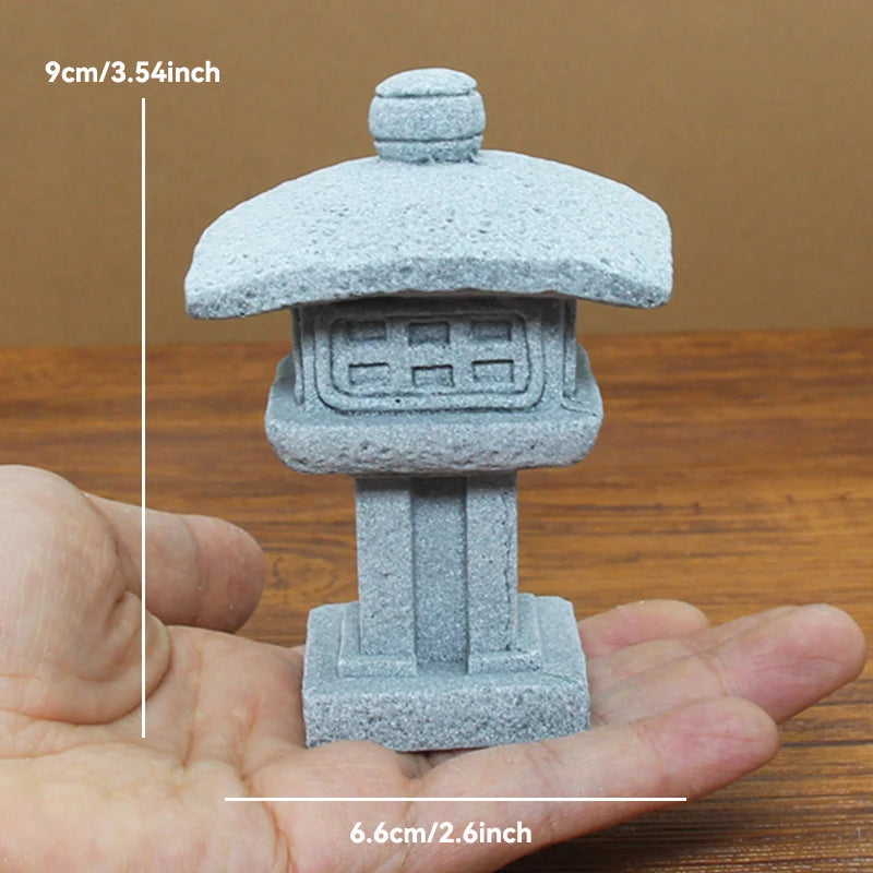 Miniature Sandstone Zen Garden Ornament
