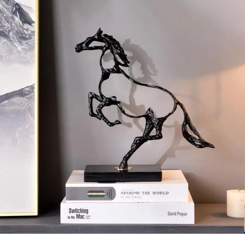 Spirit in Motion - Hollow Cast Iron Horse Sculpture