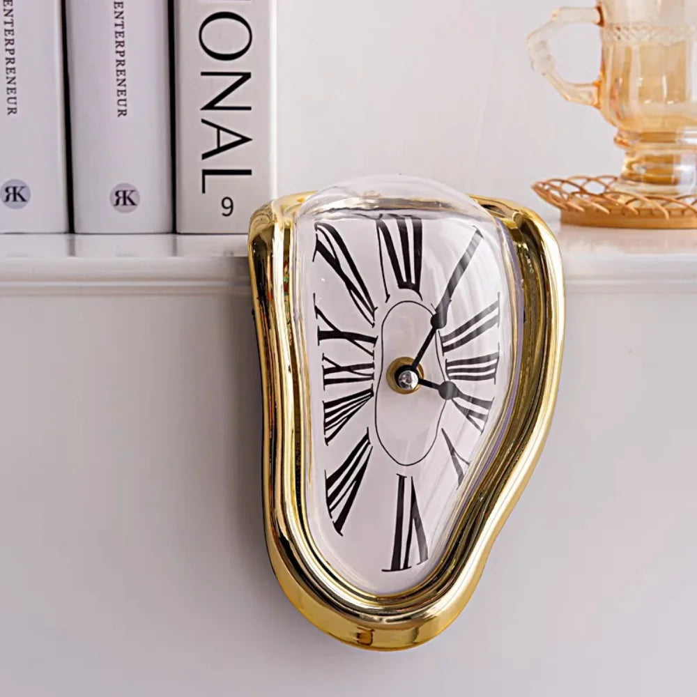 Surrealist Melting Wall Clock