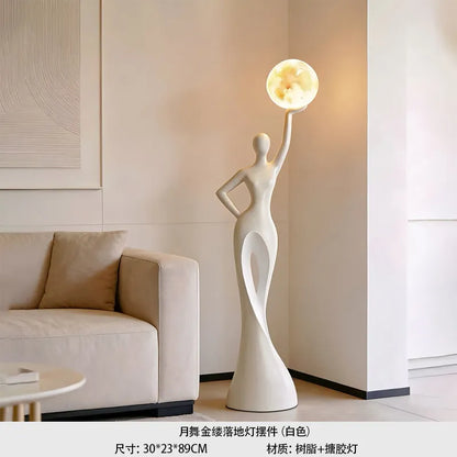 Large Floor Figure Resin Sculpture