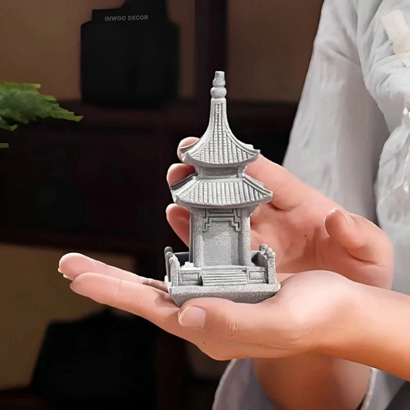 Miniature Sandstone Zen Garden Ornament
